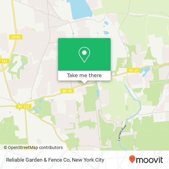 Reliable Garden & Fence Co map