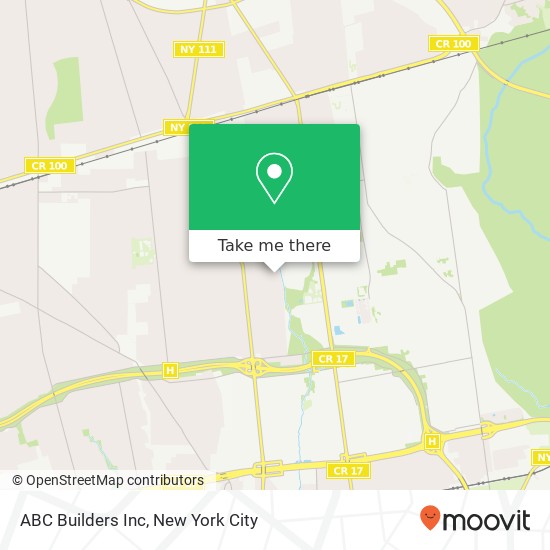 ABC Builders Inc map