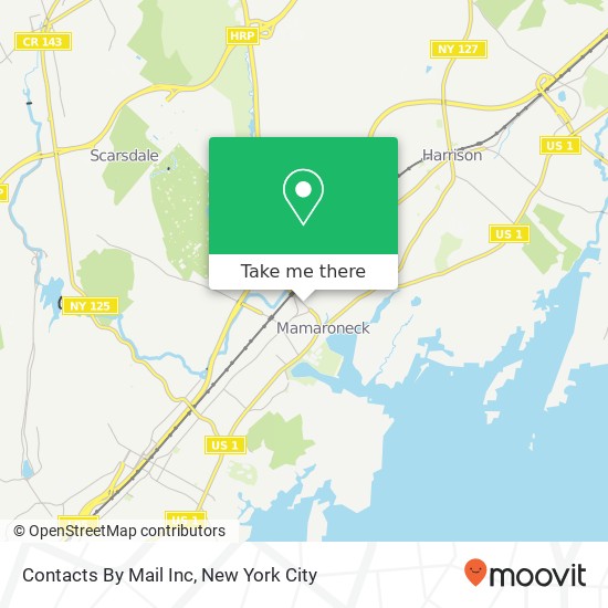 Contacts By Mail Inc map