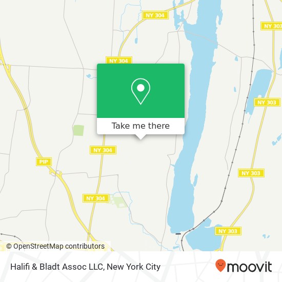 Halifi & Bladt Assoc LLC map