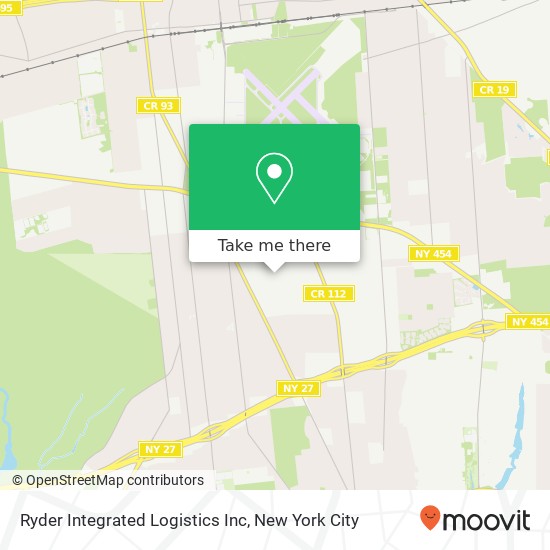 Mapa de Ryder Integrated Logistics Inc