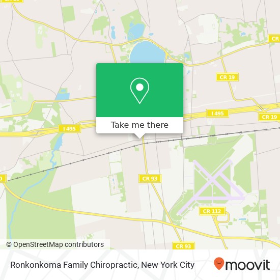 Ronkonkoma Family Chiropractic map