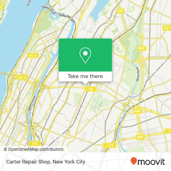 Mapa de Carter Repair Shop