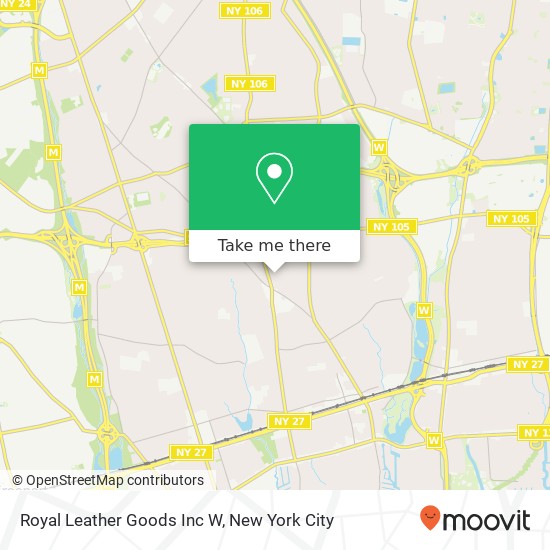 Mapa de Royal Leather Goods Inc W