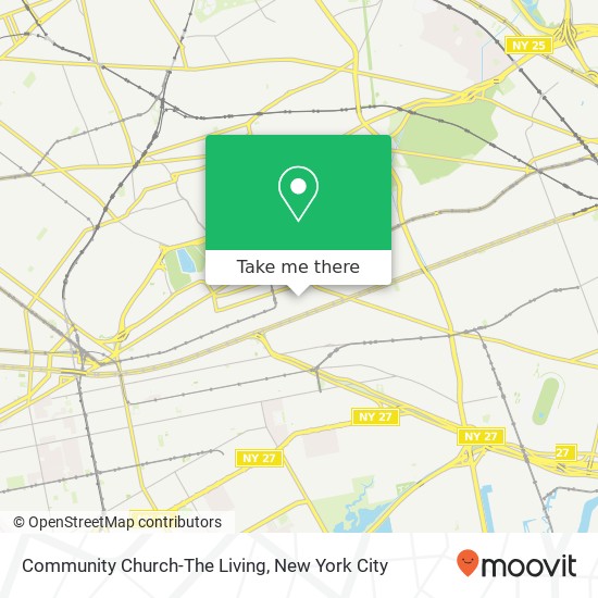 Community Church-The Living map