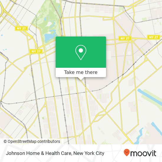 Johnson Home & Health Care map