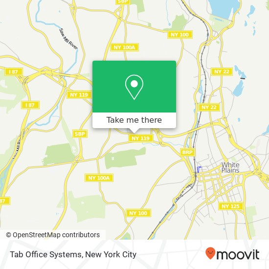 Tab Office Systems map