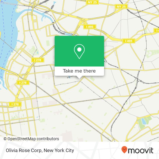 Olivia Rose Corp map