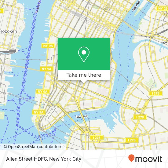 Allen Street HDFC map