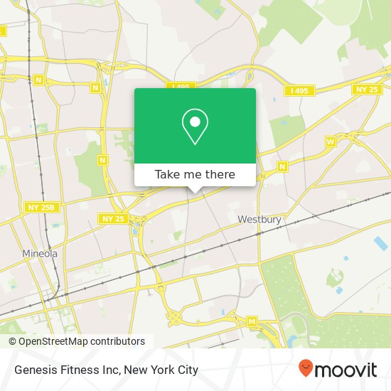 Genesis Fitness Inc map