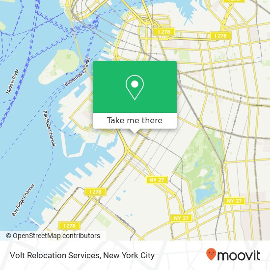 Mapa de Volt Relocation Services