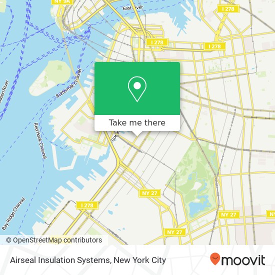 Mapa de Airseal Insulation Systems