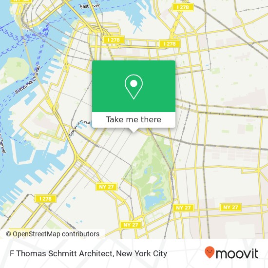 Mapa de F Thomas Schmitt Architect