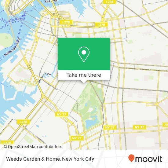 Weeds Garden & Home map