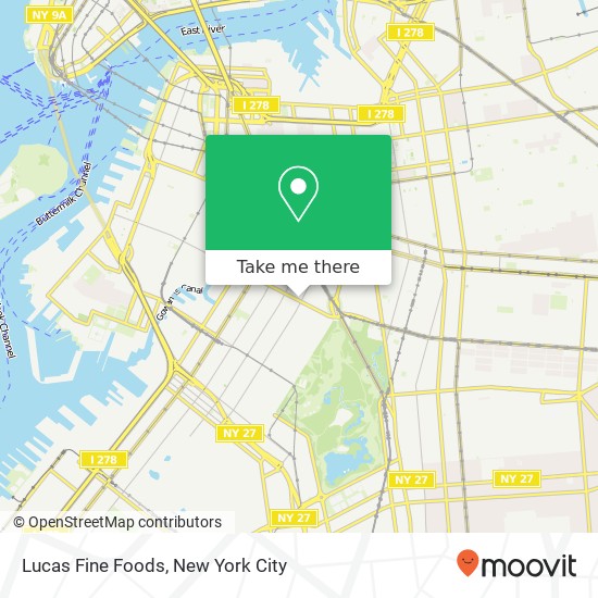 Mapa de Lucas Fine Foods