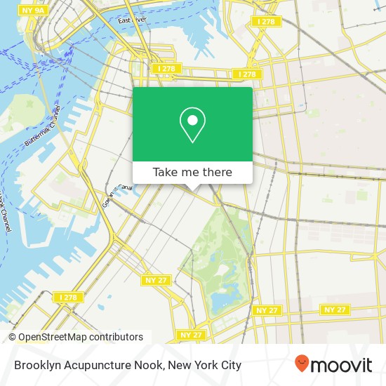 Brooklyn Acupuncture Nook map