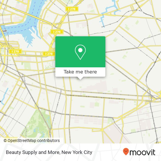 Beauty Supply and More map