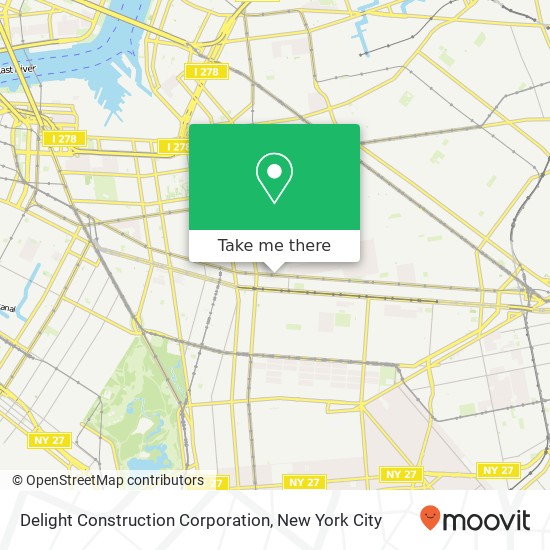 Delight Construction Corporation map