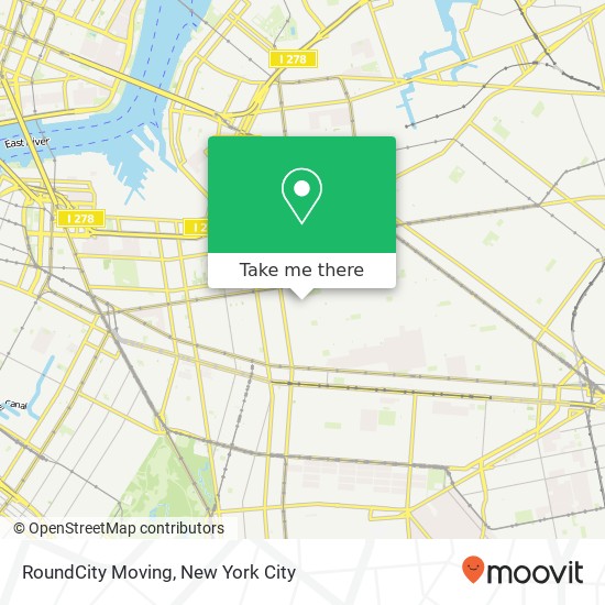 Mapa de RoundCity Moving