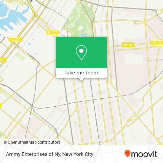 Mapa de Ammy Enterprises of Ny