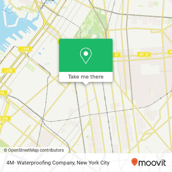 4M- Waterproofing Company map