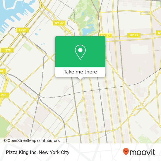 Pizza King Inc map