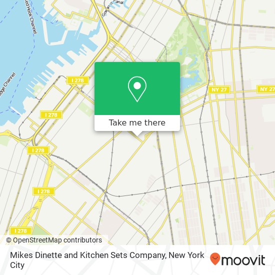 Mikes Dinette and Kitchen Sets Company map