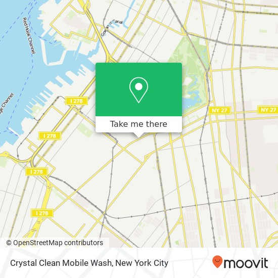 Crystal Clean Mobile Wash map