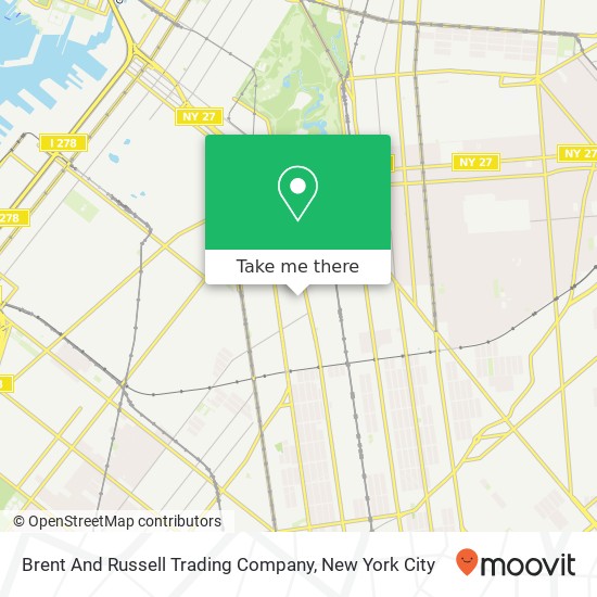 Brent And Russell Trading Company map