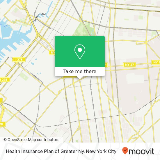 Health Insurance Plan of Greater Ny map