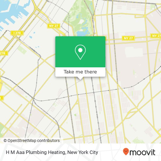 H M Aaa Plumbing Heating map