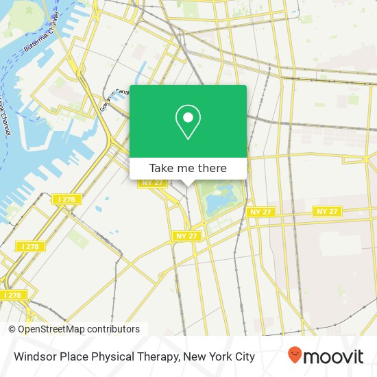 Windsor Place Physical Therapy map