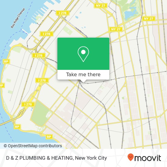 Mapa de D & Z PLUMBING & HEATING