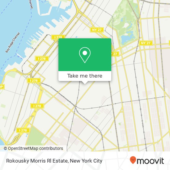 Mapa de Rokousky Morris Rl Estate