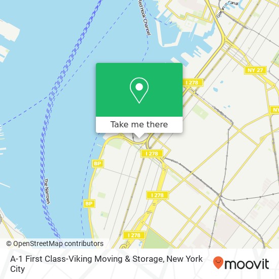 Mapa de A-1 First Class-Viking Moving & Storage