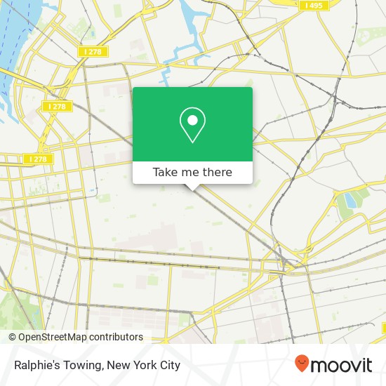 Mapa de Ralphie's Towing