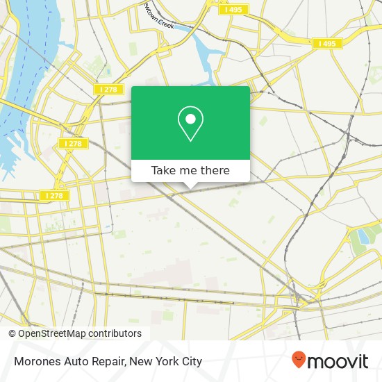 Morones Auto Repair map