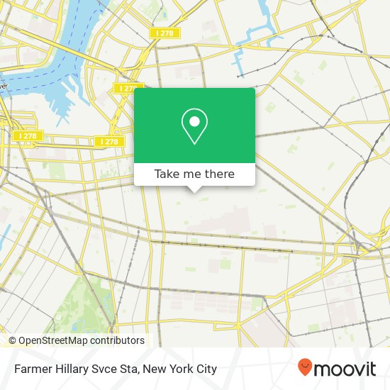 Farmer Hillary Svce Sta map