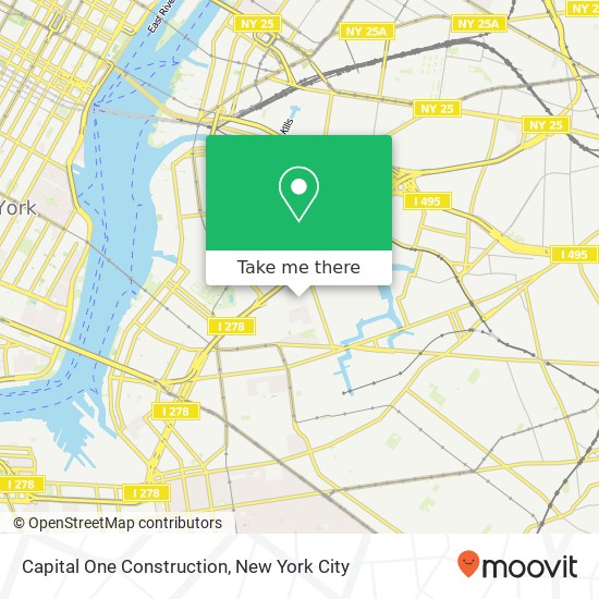 Capital One Construction map