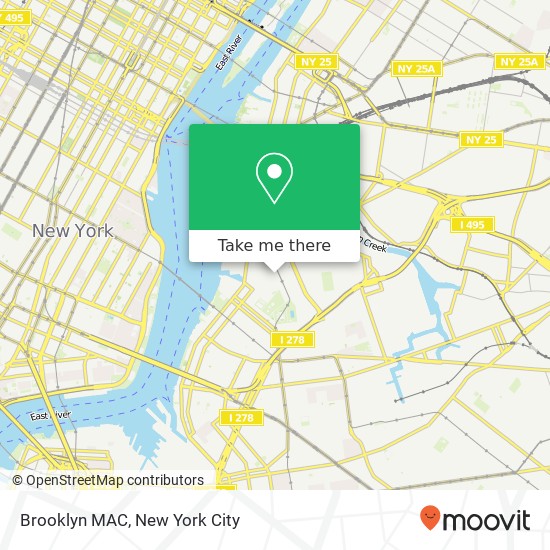 Brooklyn MAC map