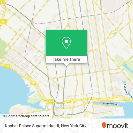 Kosher Palace Supermarket II map