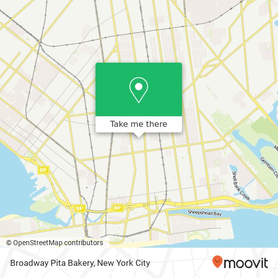 Mapa de Broadway Pita Bakery