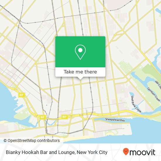 Mapa de Bianky Hookah Bar and Lounge