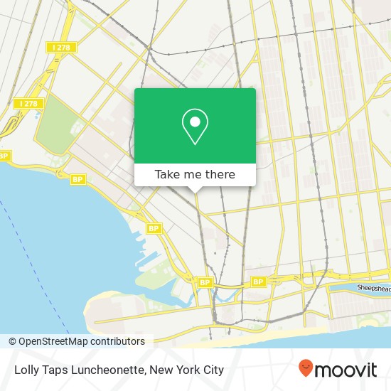 Mapa de Lolly Taps Luncheonette