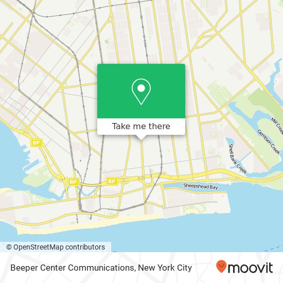 Mapa de Beeper Center Communications