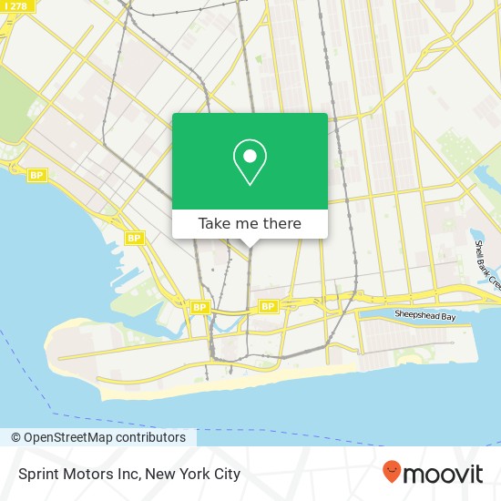 Sprint Motors Inc map
