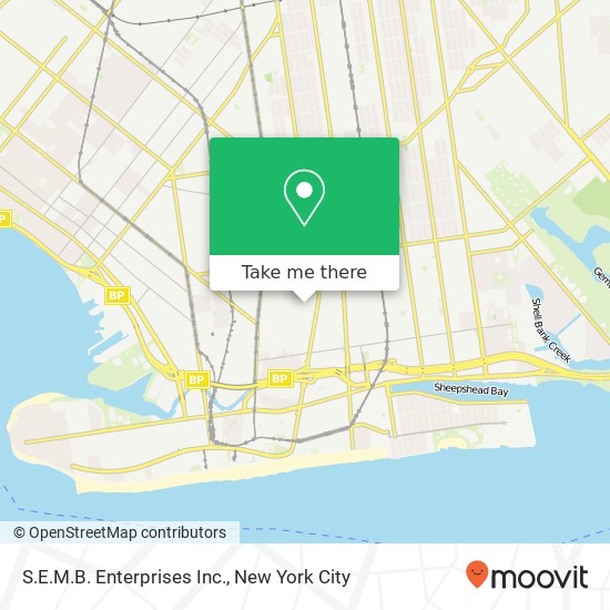 S.E.M.B. Enterprises Inc. map