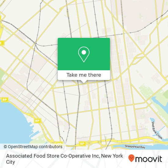 Associated Food Store Co-Operative Inc map