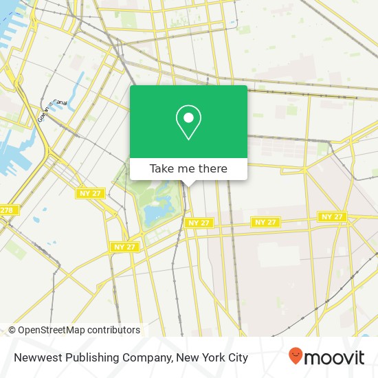 Mapa de Newwest Publishing Company