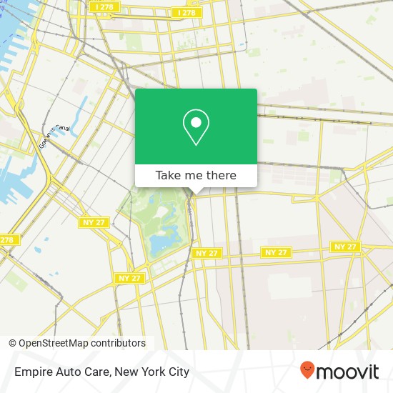 Empire Auto Care map